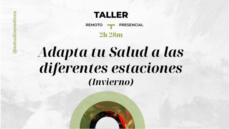 Taller – Adapta tu salud a las diferentes estaciones (Invierno)