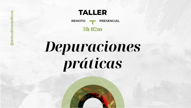 Taller – Depuraciones prácticas / Jala neti, Kunjala y Basti.