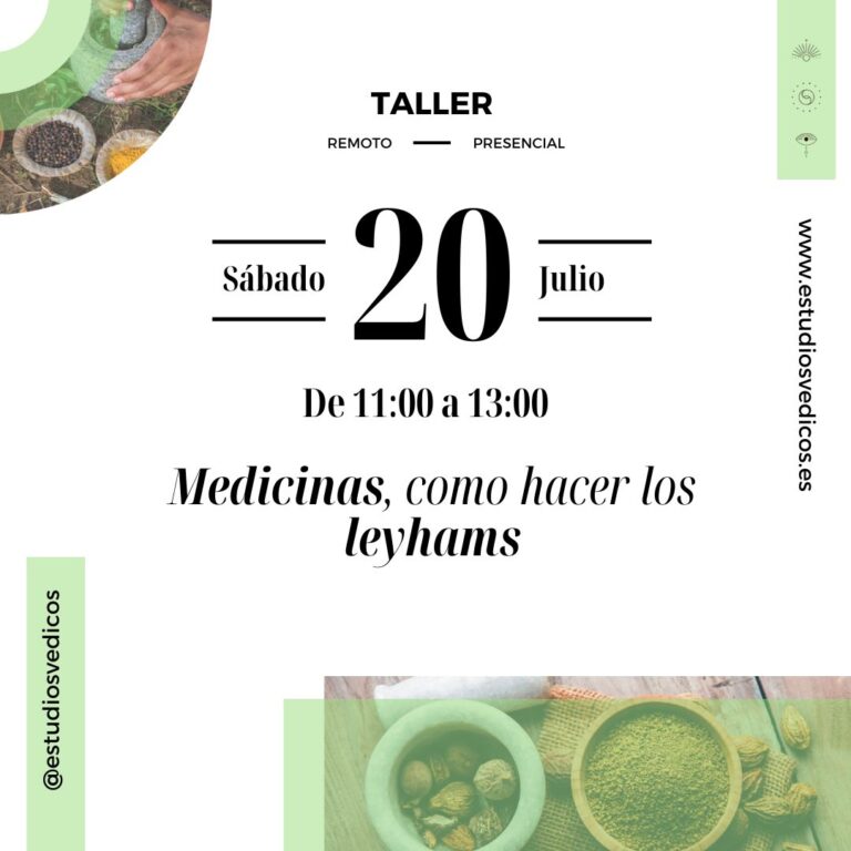 Taller medicinas – Leyhas