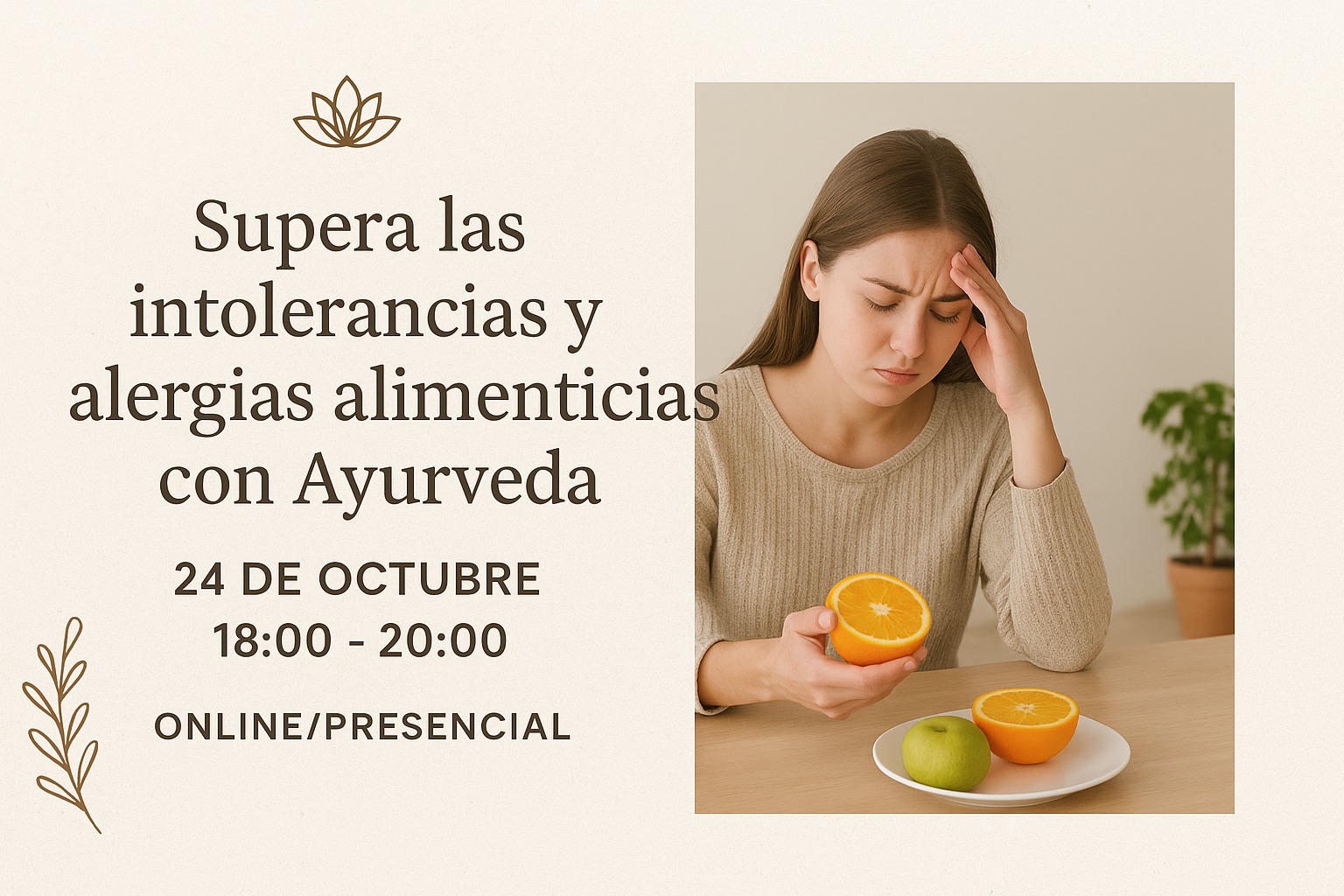 Taller – Supera las alergias e intolerancias con Ayurveda